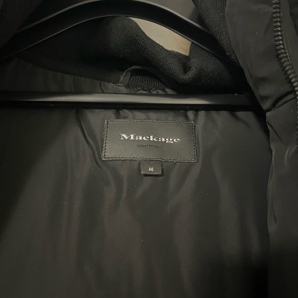 Mackage Down Bomber with Natural Fur - Picture 4 of 9